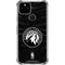 NBA Minnesota Timberwolves Black Animal Print Google Pixel 5 Clear Case